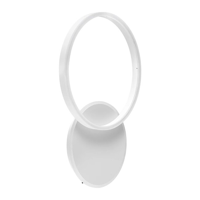 kelvo® VENOM KLV-101-0182-V2 Φωτιστικό Τοίχου / Απλίκα LED 45W 4500lm 360° AC 220-240V IP20 Ρυθμιζόμενο Λευκό CCT με Χειριστήριο από 2700K έως 6000K Dimmable - Lumileds SMD Chip - Λευκό Ματ - Μ60 x Π40 x Υ7.5cm - 3 Χρόνια Εγγύηση - 5