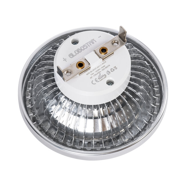 DARKO 60380 Σποτ LED Indirect Anti-Glare AR111 14W 1582lm 40° AC 220-240V IP20 Φ11.1 x Υ6.6cm Θερμό Λευκό 2700K - Bridgelux High Lumen COB Gen2 - TÜV Certified Driver - 5 Years Warranty - 5
