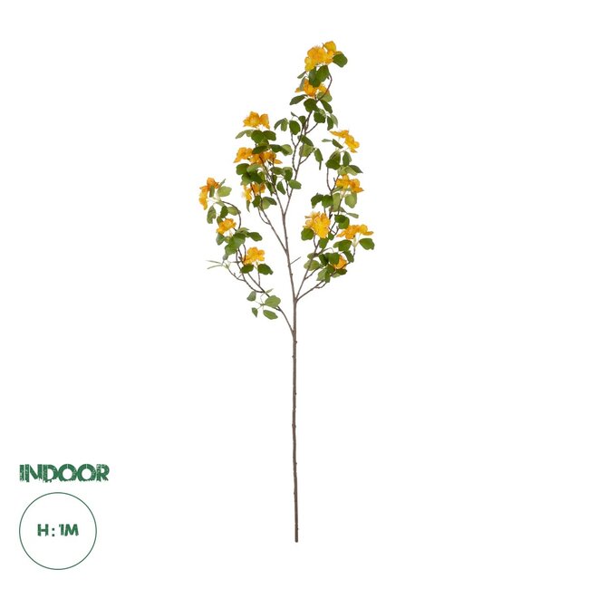 Artificial Garden ORANGE APRICOT BRANCH 21325 Τεχνητό Διακοσμητικό Πορτοκαλί Κλαδί Ροδακινίας Y100cm