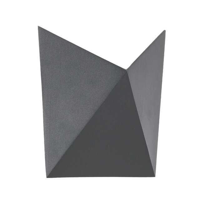 STEALTH 60522 Φωτιστικό Τοίχου - Απλίκα Αρχιτεκτονικού Φωτισμού Εσωτερικού/Εξωτερικού Χώρου Up or Down LED 10W 1100lm 60° AC220-240V Αδιάβροχο IP65 - Σώμα Αλουμινίου & Tempered Glass - Μ17 x Π17 x Υ7.5cm - Φυσικό Λευκό 4500K - Γκρι Ανθρακί - Bridgelux Chip - 5 Years Warranty