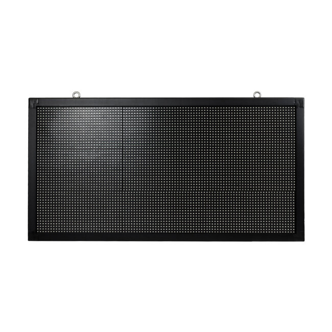 DISPLAY 90814 LED Scrolling Display 96x48cm - Κυλιόμενη Ψηφιακή Πινακίδα / Επιγραφή Διπλής Όψης P10 LED SMD AC 220-240V - Λειτουργία μέσω Wi-Fi με Εφαρμογή APP - Αισθήτηρας Θερμοκρασίας και Υγρασίας - Αδιάβροχο IP65 - Μ102 x Π11 x Υ54.5cm - Μπλε - 1 Χρόνο Εγγύηση