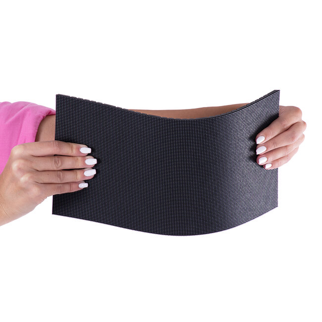 MODULCO 90232 LED Display Module 32x16cm - Εύκαμπτο Πλακίδιο Ψηφιακής Οθόνης LED Video Wall Curved - P2 Pro Flexible 3840Hz High Refresh Rate 12800 Dots - 25 W ≥500cd/㎡ DC 4.5~5V SMD1515 RGB 3in1 4398 Billion Colors - Indoor IP20 - Μ32 x Υ16cm