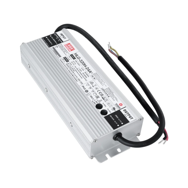 MEANWELL-HLG320H-24A 90794 Τροφοδοτικό/Μετασχηματιστής SELV 320W 13.3A DC24V Αδιάβροχο IP65 - AC 220-240V σε DC 24V / Ρυθμιζόμενο από DC 21V έως DC 26V - Μ25.2 x Π9 x Υ4.38cm - 3 Χρόνια Εγγύηση MEANWELL-HLG320H-24A 90794 Τροφοδοτικό/Μετασχηματιστής SELV 320W 13.3A DC24V Αδιάβροχο IP65 - AC 220-240V σε DC 24V / Ρυθμιζόμενο από DC 21V έως DC 26V - Μ25.2 x Π9 x Υ4.38cm - 3 Χρόνια Εγγύηση