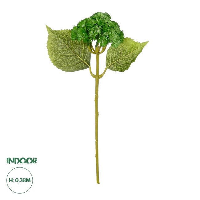 Artificial Garden OLIVE GREEN SEDUM BRANCH 21340 Τεχνητό Διακοσμητικό Κλαδί Πράσινο Σέδο Y38cm