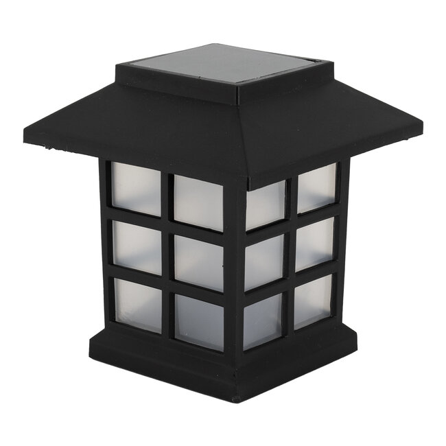 71524 Αυτόνομο Ηλιακό Φωτιστικό LED SMD 1W 95lm με Ενσωματωμένη Μπαταρία 300mAh - Φωτοβολταϊκό Πάνελ με Αισθητήρα Ημέρας-Νύχτας IP65 Φανάρι Κήπου Θερμό Λευκό 3000K