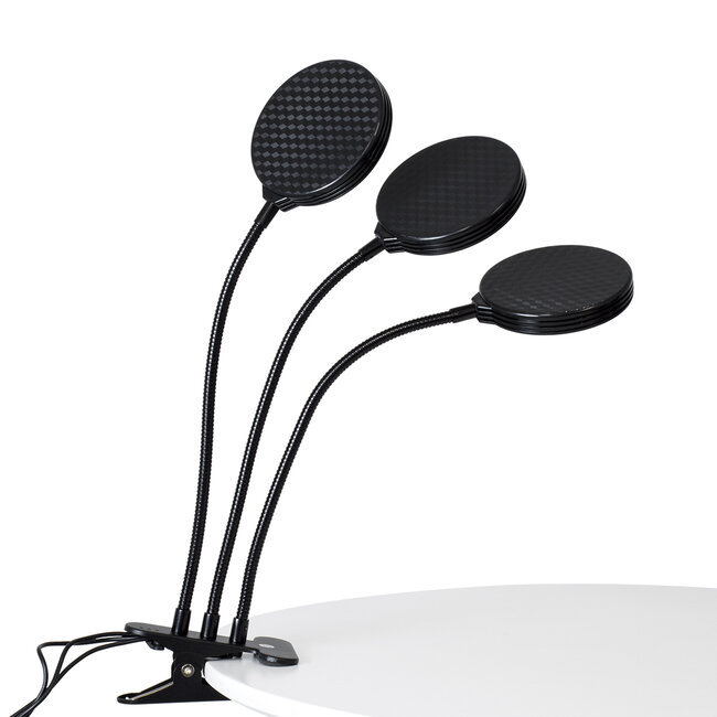 79653 Grow Light Hydro Spectrum LED Φωτιστικό Ανάπτυξης Υδροπονικών Φυτών Γλάστρας με 3 Κινούμενες Κεφαλές & Βάση Clip SMD 2835 15W 160° DC 5V IP20 με Dimmer & Timer Εσωτερικού Χώρου για Κάλυψη Επιφάνειας 1m x 1m Πλήρους Φάσματος Φωτισμού - 6