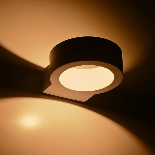 kelvo® AURA KLV-101-0115 Μοντέρνο Φωτιστικό Τοίχου - Απλίκα LED 7W 875lm 45° AC 220-240V Αδιάβροχο IP65 Θερμό Λευκό 2700K - Bridgelux COB Chip & TÜV SÜD Driver - Λευκό Ματ - Μ15 x Π13 x Υ4.5cm - 5 Χρόνια Εγγύηση - 11 kelvo® AURA KLV-101-0115 Μοντέρνο Φωτιστικό Τοίχου - Απλίκα LED 7W 875lm 45° AC 220-240V Αδιάβροχο IP65 Θερμό Λευκό 2700K - Bridgelux COB Chip & TÜV SÜD Driver - Λευκό Ματ - Μ15 x Π13 x Υ4.5cm - 5 Χρόνια Εγγύηση - 11