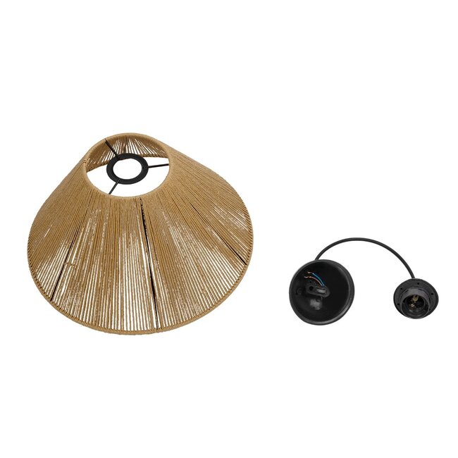 COROIN 205-0036 Boho Κρεμαστό Φωτιστικό Οροφής με Ντουί 1 x E27 AC 220-240V IP20 - Μπεζ - M35 x Π35 x Υ21cm - 11 COROIN 205-0036 Boho Κρεμαστό Φωτιστικό Οροφής με Ντουί 1 x E27 AC 220-240V IP20 - Μπεζ - M35 x Π35 x Υ21cm - 11
