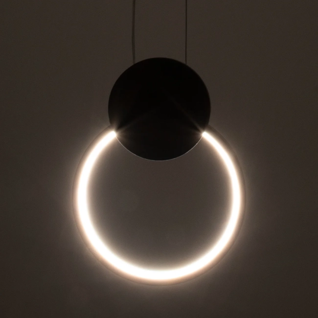  CYCLOS 61074 Μοντέρνο Κρεμαστό Φωτιστικό Οροφής LED 9W 900lm 300° AC 220-240V IP20 Ρυθμιζόμενο Λευκό CCT με On/Off 2700K/4500K/6000K - Lumileds SMD Chip - Λευκό Ματ - Μ21 x Π2.3 x Υ26.5cm - 3 Χρόνια Εγγύηση - 9