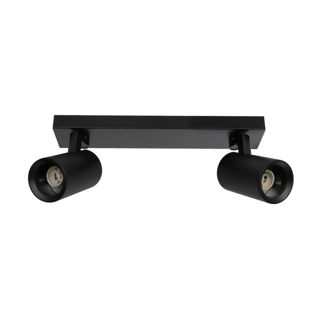 kelvo® SPOTA KLV-101-0136 Μοντέρνο Κινούμενο Φωτιστικό Σποτ Οροφής με Ντουί 2 x GU10 90° AC 220-240V IP20 - Μαύρο Ματ - Μ30 x Π6 x Υ14.5cm - 4 kelvo® SPOTA KLV-101-0136 Μοντέρνο Κινούμενο Φωτιστικό Σποτ Οροφής με Ντουί 2 x GU10 90° AC 220-240V IP20 - Μαύρο Ματ - Μ30 x Π6 x Υ14.5cm - 4