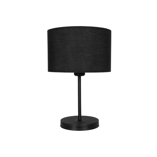 STRING 204-0196 Μοντέρνο Επιτραπέζιο Φωτιστικό Πορτατίφ με Ντουί 1 x E27 AC 220-240V IP20 - Μαύρο - Μ24 x Π24 x Υ37cm