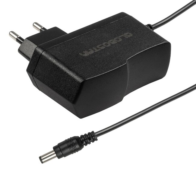 VOLTIX GLB-107-0001 Τροφοδοτικό/Μετασχηματιστής Class II SELV 12W 1A AC 220-240V σε DC 12V IP20 - Μαύρο Ματ - Μ7.3 x Π4 x Υ2.8cm - 3 Χρόνια Εγγύηση - 4