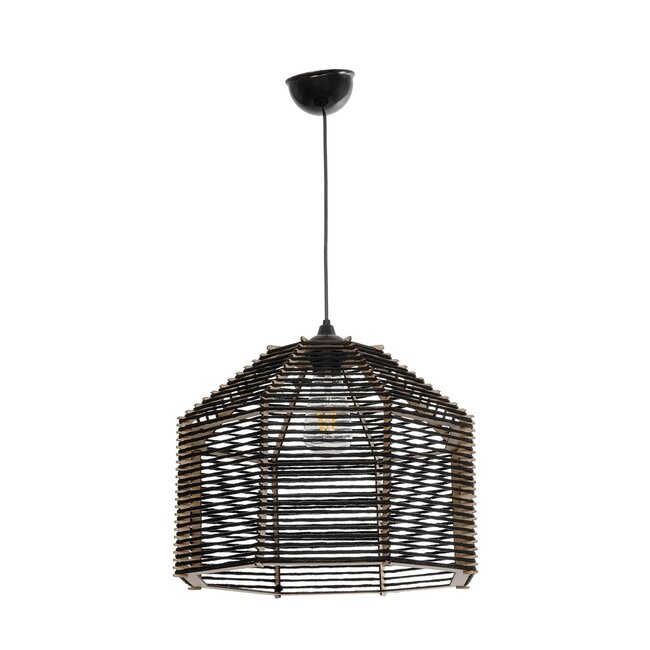 VORK 205-0027 Boho Κρεμαστό Φωτιστικό Οροφής με Ντουί 1 x E27 AC 220-240V IP20 - Μαύρο - M40 x Π40 x Υ36cm - 4 VORK 205-0027 Boho Κρεμαστό Φωτιστικό Οροφής με Ντουί 1 x E27 AC 220-240V IP20 - Μαύρο - M40 x Π40 x Υ36cm - 4