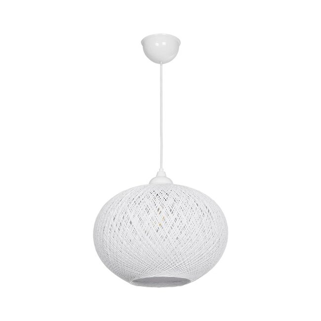 SOLEI 205-0008 Boho Κρεμαστό Φωτιστικό Οροφής με Ντουί 1 x E27 AC 220-240V IP20 - Λευκό - M30 x Π30 x Υ35cm - 4 SOLEI 205-0008 Boho Κρεμαστό Φωτιστικό Οροφής με Ντουί 1 x E27 AC 220-240V IP20 - Λευκό - M30 x Π30 x Υ35cm - 4