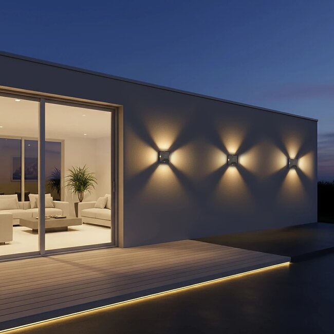 kelvo® ARKOS KLV-101-0111 Μοντέρνο Φωτιστικό Τοίχου - Απλίκα LED 8W 840lm 15° AC 220-240V Αδιάβροχο IP65 Θερμό Λευκό 2700K - Lumileds COB Chip & TÜV SÜD Driver - Γκρι Ανθρακί Ματ - Μ14 x Π5.5 x Υ14cm - 5 Χρόνια Εγγύηση - 1 kelvo® ARKOS KLV-101-0111 Μοντέρνο Φωτιστικό Τοίχου - Απλίκα LED 8W 840lm 15° AC 220-240V Αδιάβροχο IP65 Θερμό Λευκό 2700K - Lumileds COB Chip & TÜV SÜD Driver - Γκρι Ανθρακί Ματ - Μ14 x Π5.5 x Υ14cm - 5 Χρόνια Εγγύηση - 1