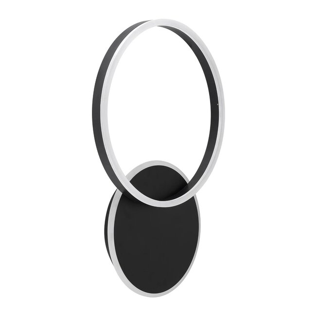 kelvo® VENOM KLV-101-0181-V2 Φωτιστικό Τοίχου / Απλίκα LED 45W 4500lm 360° AC 220-240V IP20 Ρυθμιζόμενο Λευκό CCT με Χειριστήριο από 2700K έως 6000K Dimmable - Lumileds SMD Chip - Μαύρο Ματ - Μ60 x Π40 x Υ7.5cm - 3 Χρόνια Εγγύηση - 5