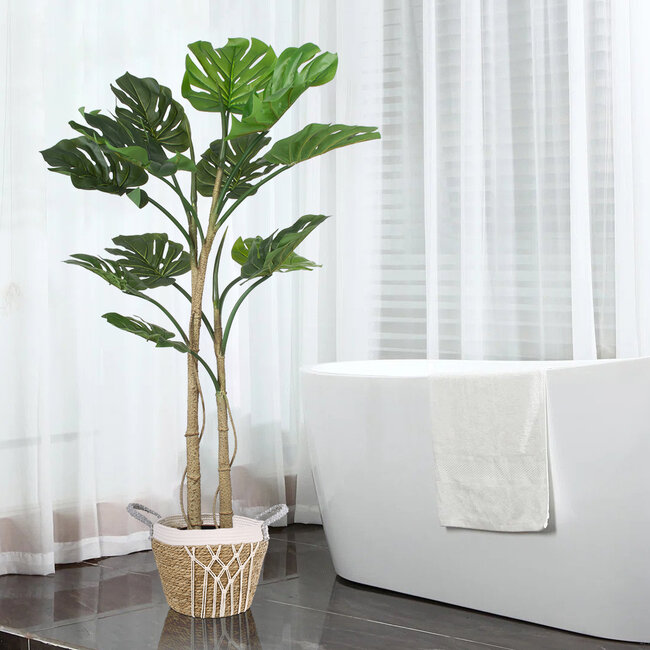 Artificial Garden MONSTERA 20005 Τεχνητό Διακοσμητικό Φυτό Μονστέρα Υ110cm - 6