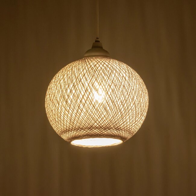 SOLEI 205-0009 Boho Κρεμαστό Φωτιστικό Οροφής με Ντουί 1 x E27 AC 220-240V IP20 - Λευκό - M20 x Π20 x Υ25cm - 3 SOLEI 205-0009 Boho Κρεμαστό Φωτιστικό Οροφής με Ντουί 1 x E27 AC 220-240V IP20 - Λευκό - M20 x Π20 x Υ25cm - 3