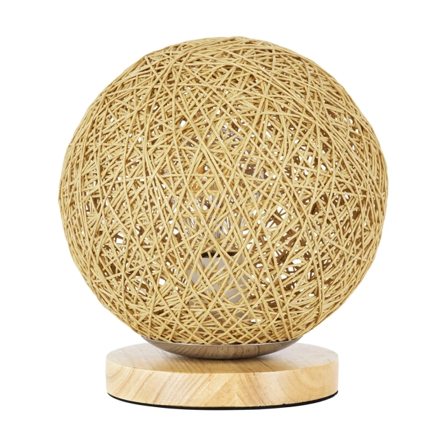 OCEANA 01336 Boho Επιτραπέζιο Φωτιστικό Πορτατίφ με Ντουί 1 x E27 AC 220-240V IP20 - Μπεζ - M20 x Π20 x Υ22cm OCEANA 01336 Boho Επιτραπέζιο Φωτιστικό Πορτατίφ με Ντουί 1 x E27 AC 220-240V IP20 - Μπεζ - M20 x Π20 x Υ22cm