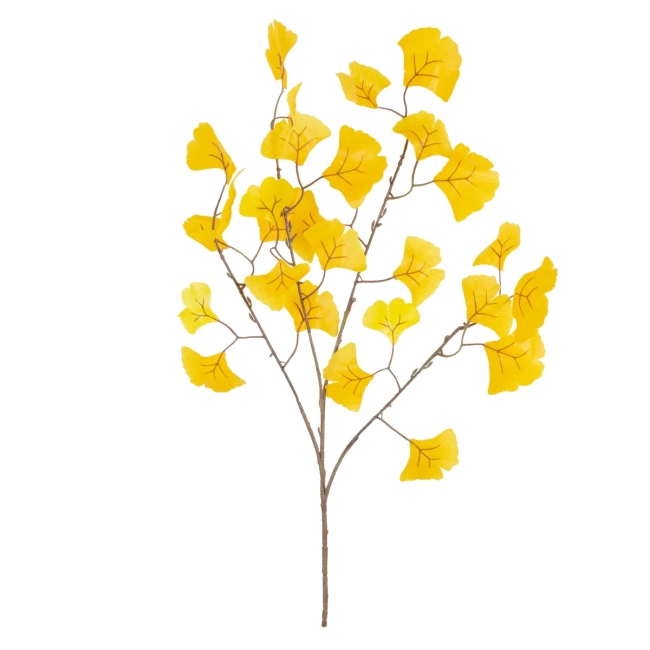 Artificial Garden GINKGO BRANCH 20229 10 x Τεχνητά Διακοσμητικά Κλαδία Γκίγκο Π50 x Υ65cm
