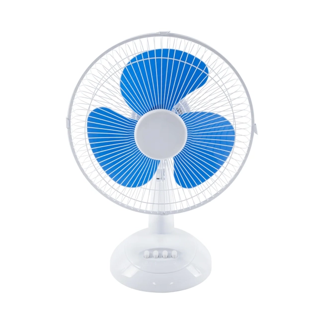 SOLARI-FAN 85353 Solar Fan Αυτόνομος Ηλιακός Επιτραπέζιος Ανεμιστήρας 25W 2 Λειτουργιών Ρεύματος με AC 220-240V ή με Φωτοβολταϊκό Panel 9V 12W & Επαναφορτιζόμενη Μπαταρία Li-ion 7.4V 4400mAh - 3 Ταχύτητες - IP20 - Μ24 x Π36 x Υ49cm - Λευκό & Μπλε - 4