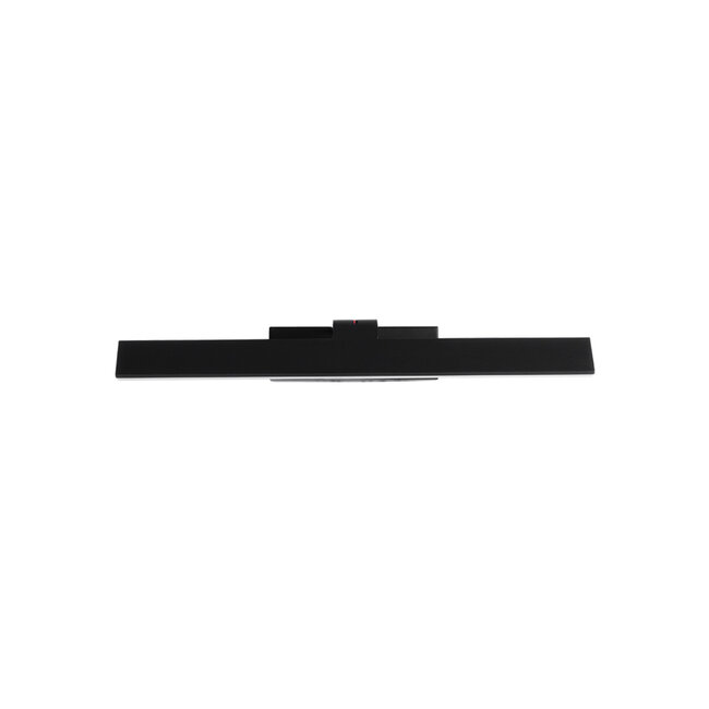 MIRROR 60514 Φωτιστικό Τοίχου - Απλίκα LED 12W 1440lm 120° AC 85-265V IP54 Φυσικό Λευκό 4500K Μαύρο Μέταλλο - Μ42 x Π5 x Υ15cm - 2 Xρόνια Εγγύηση - 4