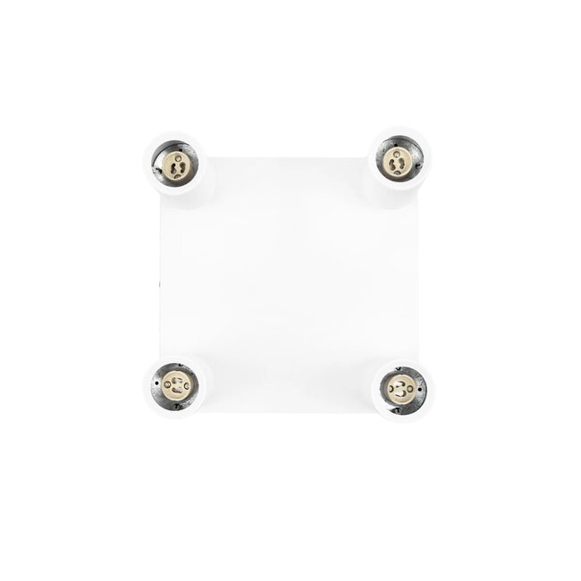 kelvo® SPOTA KLV-101-0147 Μοντέρνο Κινούμενο Φωτιστικό Σποτ Οροφής με Ντουί 4 x GU10 90° AC 220-240V IP20 - Λευκό Ματ - Μ26 x Π26 x Υ14cm - 6 kelvo® SPOTA KLV-101-0147 Μοντέρνο Κινούμενο Φωτιστικό Σποτ Οροφής με Ντουί 4 x GU10 90° AC 220-240V IP20 - Λευκό Ματ - Μ26 x Π26 x Υ14cm - 6