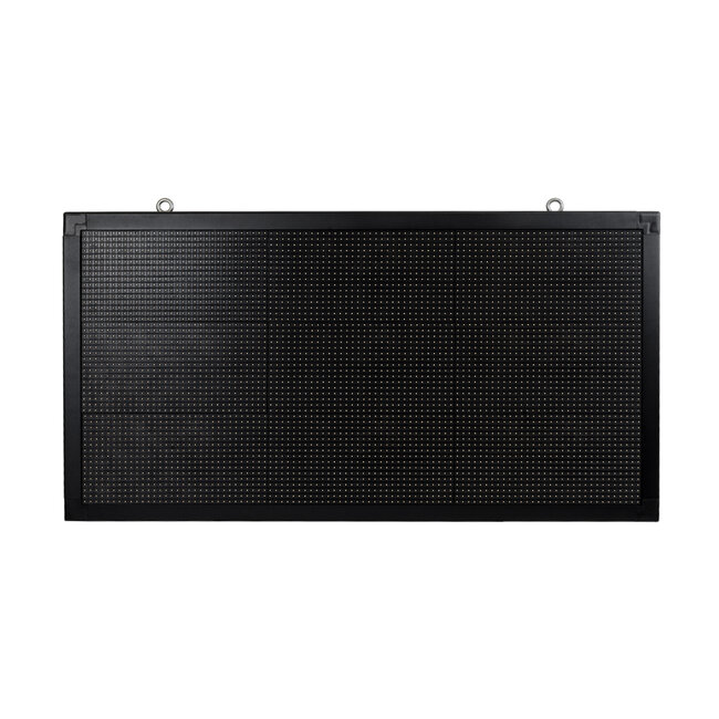 DISPLAY 90299 LED Scrolling Display 96x48cm - Κυλιόμενη Ψηφιακή Πινακίδα / Επιγραφή Διπλής Όψης P10 LED SMD AC 220-240V - Λειτουργία μέσω Wi-Fi με Εφαρμογή APP - Αισθήτηρας Θερμοκρασίας και Υγρασίας - Αδιάβροχο IP65 - Μ102 x Π11 x Υ54.5cm - RGB - 1 Χρόνο Εγγύηση