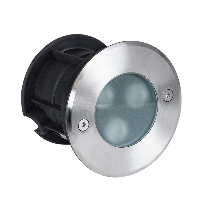 UNDERWATER-GUNE 90406 Υποβρύχιο Χωνευτό Φωτιστικό Σποτ Ειδικό για Σιντριβάνια LED 12W 1020lm 60° DC 24V Αδιάβροχο IP68 Φ10 x Υ7.5cm RGBW DMX512 - Ανοξείδωτο Ατσάλι - 3 Years Warranty