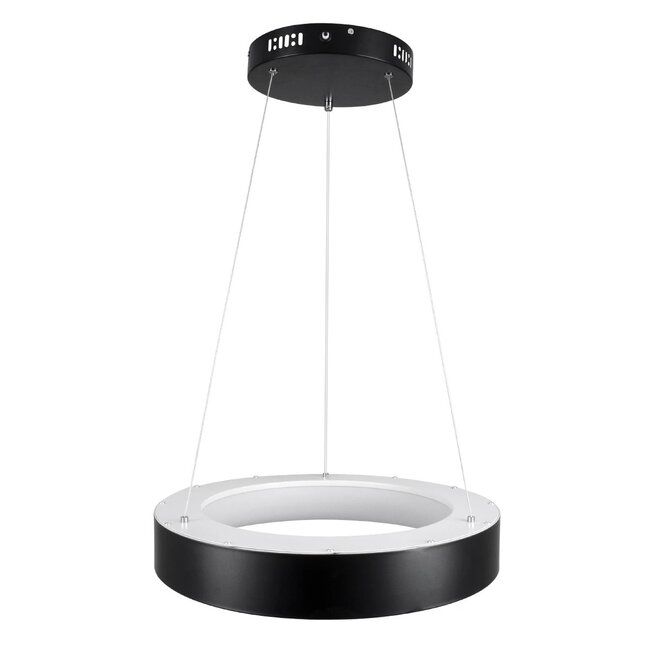 kelvo® SALEM KLV-101-0285 Κρεμαστό Φωτιστικό Οροφής LED 75W 7500lm 120° AC 220-240V IP20 Ρυθμιζόμενο Λευκό CCT με Χειριστήριο από 2700K έως 6000K Dimmable - Lumileds SMD Chip - Μαύρο Ματ - Μ45 x Π45 x Υ6cm - 3 Χρόνια Εγγύηση - 5