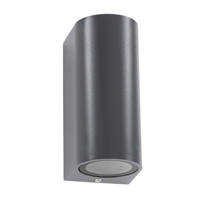 MURANO 60609 Φωτιστικό Τοίχου - Απλίκα Αρχιτεκτονικού Φωτισμού Εξωτερικού Χώρου Up & Down Αλουμινίου με Ντουί 2 x GU10 AC 220-240V Αδιάβροχο IP65 L15 x W8 x H6.8cm - Λευκό - 5 Years Warranty