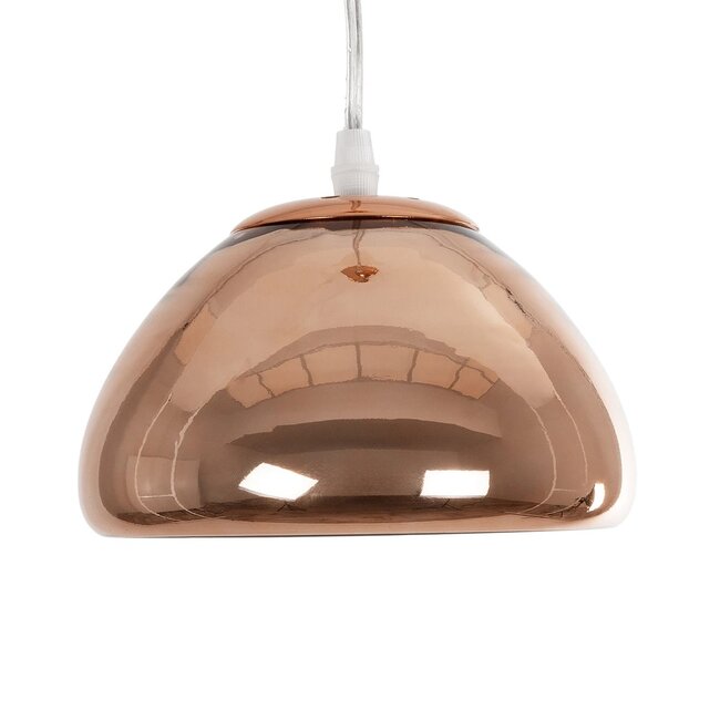 CRISTIN 999-0038 Μοντέρνο Κρεμαστό Φωτιστικό Οροφής με Ντουί 1 x G4 AC 220-240V IP20 - Χάλκινο - Μ18 x Π18 x Υ13cm - 4