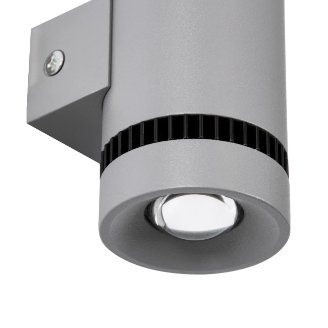  CANNONAL 60576 Μοντέρνο Φωτιστικό Τοίχου - Απλίκα LED 10W 1150lm 30° AC 220-240V IP20 Θερμό Λευκό 2700K - Bridgelux COB Chip & TÜV SÜD Driver - Μαύρο Ματ & Γκρι Ανθρακί Ματ - Μ5 x Π6.5 x Υ11cm - 3 Χρόνια Εγγύηση - 7