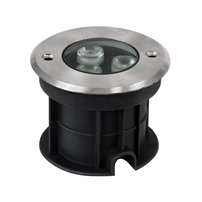 UNDERGROUND-FANI S-90979 Χωνευτό Φωτιστικό Σποτ Δαπέδου LED 12W 1080lm 60° DC 24V Αδιάβροχο IP68 Φ10 x Υ7.5cm Θερμό Λευκό 2700K - Ανοξείδωτο Ατσάλι - 8