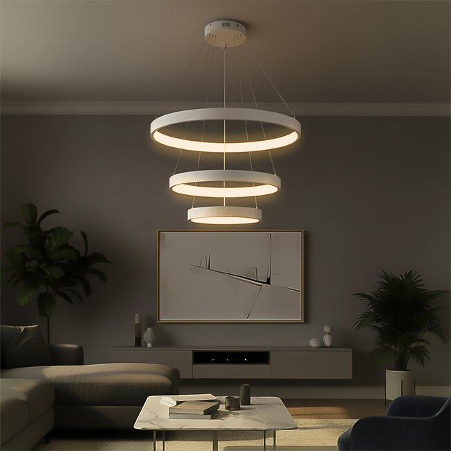 kelvo® NEMESIS KLV-101-0218 Κρεμαστό Φωτιστικό Οροφής LED 100W 10000lm 180° AC 220-240V IP20 Ρυθμιζόμενο Λευκό CCT με Χειριστήριο από 2700K έως 6000K Dimmable - Lumileds SMD Chip - Λευκό Ματ - Μ60 x Π60 x Υ60cm - 3 Χρόνια Εγγύηση kelvo® NEMESIS KLV-101-0218 Κρεμαστό Φωτιστικό Οροφής LED 100W 10000lm 180° AC 220-240V IP20 Ρυθμιζόμενο Λευκό CCT με Χειριστήριο από 2700K έως 6000K Dimmable - Lumileds SMD Chip - Λευκό Ματ - Μ60 x Π60 x Υ60cm - 3 Χρόνια Εγγύηση