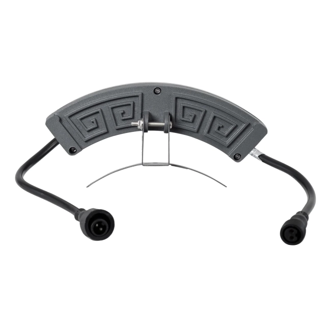  TREEPLANTE 90458 Κυρτή Μπάρα Φωτισμού Wall Washer για Φυτά - Δέντρα LED 6W 510lm 15° DC 24V Αδιάβροχο IP67 Πράσινο Dimmable - Bridgelux SMD Chip - Γκρι Ανθρακί - Μ17.5 x Π4.5 x Υ8cm - 3 Χρόνια Εγγύηση - 8