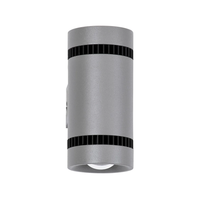  CANNONAL 60576 Μοντέρνο Φωτιστικό Τοίχου - Απλίκα LED 10W 1150lm 30° AC 220-240V IP20 Θερμό Λευκό 2700K - Bridgelux COB Chip & TÜV SÜD Driver - Μαύρο Ματ & Γκρι Ανθρακί Ματ - Μ5 x Π6.5 x Υ11cm - 3 Χρόνια Εγγύηση - 4