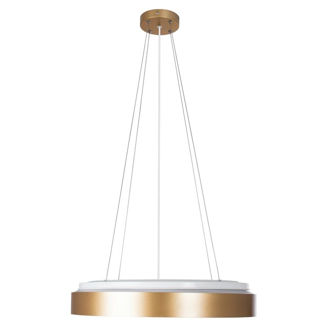 kelvo® BARCHETTA KLV-101-0268-V2 Φωτιστικό Οροφής LED 72W 7200lm 120° AC 220-240V IP20 Ρυθμιζόμενο Λευκό CCT με Χειριστήριο από 2700K έως 6000K Dimmable - Lumileds SMD Chip - Σαμπανιζέ Χρυσό Ματ - Μ48 x Π48 x Υ8.2cm - 3 Χρόνια Εγγύηση - 10