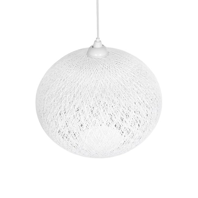 SOLEI 205-0007 Boho Κρεμαστό Φωτιστικό Οροφής με Ντουί 1 x E27 AC 220-240V IP20 - Λευκό - M40 x Π40 x Υ45cm - 7