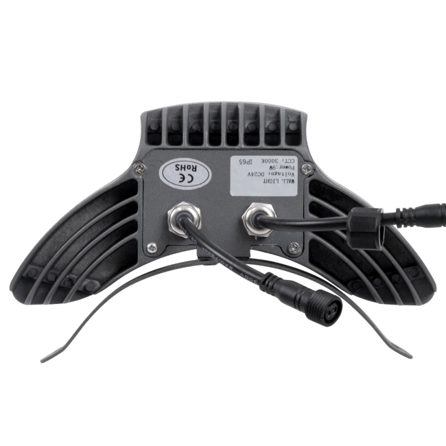  TREEPINA 90682 Κυρτή Μπάρα Φωτισμού Wall Washer για Φυτά - Δέντρα LED 9W 990lm 30° DC 24V Αδιάβροχο IP65 Θερμό Λευκό 2700K Dimmable - Bridgelux SMD Chip - Γκρι Ανθρακί - Μ20.5 x Π5.5 x Υ12cm - 3 Χρόνια Εγγύηση - 6