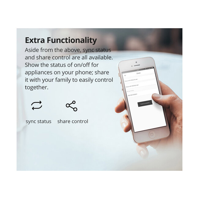 80131  SONOFF T2EU2C-RF - 433MHz Wireless Smart Wall Touch Button Switch AC 100-240V Max 4A (2A/Way) 2 Way - RF Series - 14