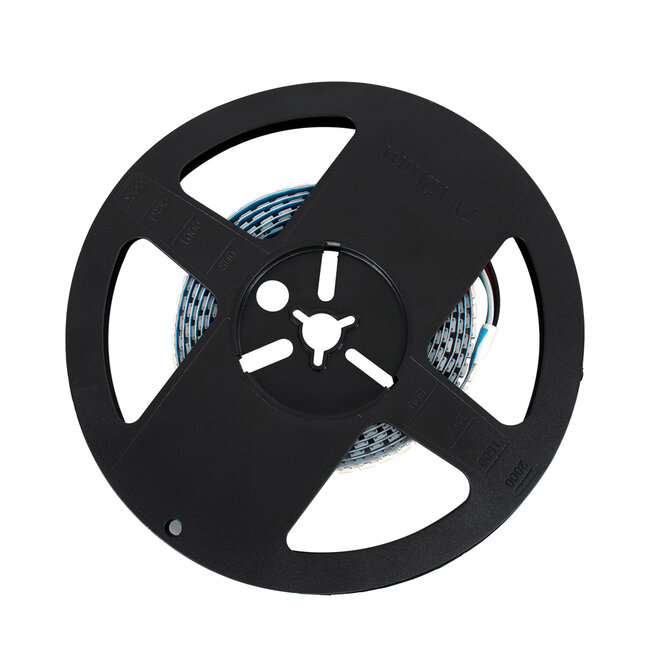 90597 Digital Pixel Addressable Strip 3 PIN - Ψηφιακή Ταινία LED SMD 5050 36W/m 144LED/m 144PIXEL/m SPI/TTL Protocol IC WS2812/SK6812 2880lm/m 120° DC 5V IP20 RGB - Λευκό Σώμα - Μ2000 x Π12 x Υ2mm - Συσκευασία 2 Μέτρων - 5 Χρόνια Εγγύηση - 4