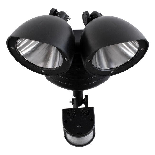 85712 Μαύρο Αυτόνομο Ηλιακό Φωτιστικό LED SMD 10W 150lm με Ενσωματωμένη Μπαταρία 1200mAh - Φωτοβολταϊκό Πάνελ με Αισθητήρα Ημέρας-Νύχτας και PIR Αισθητήρα Κίνησης Αδιάβροχο IP54 Ψυχρό Λευκό 6000K - 4