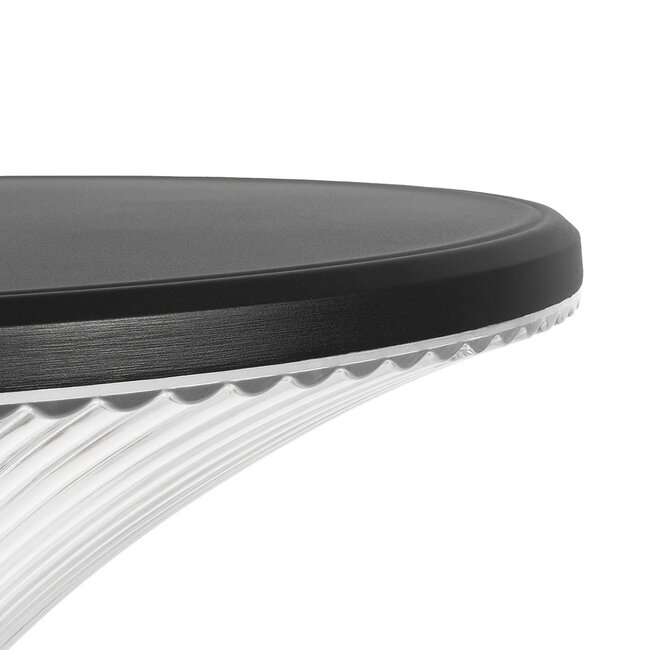 TOPIS GLB-103-0020 Φωτιστικό Κεφαλής Post Top Πλατείας/Πάρκου/Κήπου LED 50W 4500lm 360° AC 220-240V Αδιάβροχο IP65 Θερμό Λευκό 2700K - Sanan SMD Chip - Μαύρο Ματ - Μ50 x Π50 x Υ39cm - 3 Χρόνια Εγγύηση - 4