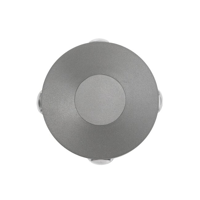 kelvo® ARKOS KLV-101-0108 Μοντέρνο Φωτιστικό Τοίχου - Απλίκα LED 8W 840lm 15° AC 220-240V Αδιάβροχο IP65 Θερμό Λευκό 2700K - Lumileds COB Chip & TÜV SÜD Driver - Γκρι Ανθρακί Ματ - Μ13 x Π5.5 x Υ13cm - 5 Χρόνια Εγγύηση - 4