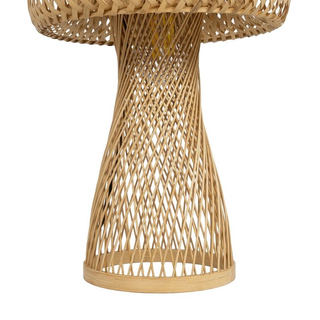 SELVA 01995 Boho Επιτραπέζιο Φωτιστικό Πορτατίφ με Ντουί 1 x E27 AC 220-240V IP20 - Μπεζ - Μ30 x Π30 x Υ45cm - 6