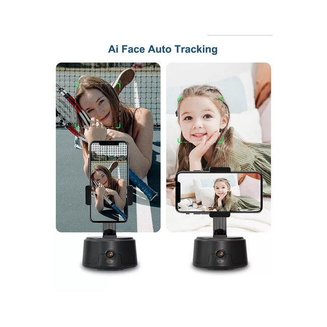 86005 Following Face Auto Tracking Live Steaming Mobile Stand - Βάση Κινητού με Ανιχνευτή Κίνησης & Βάση για Τρίποδο - Μαύρο - 15