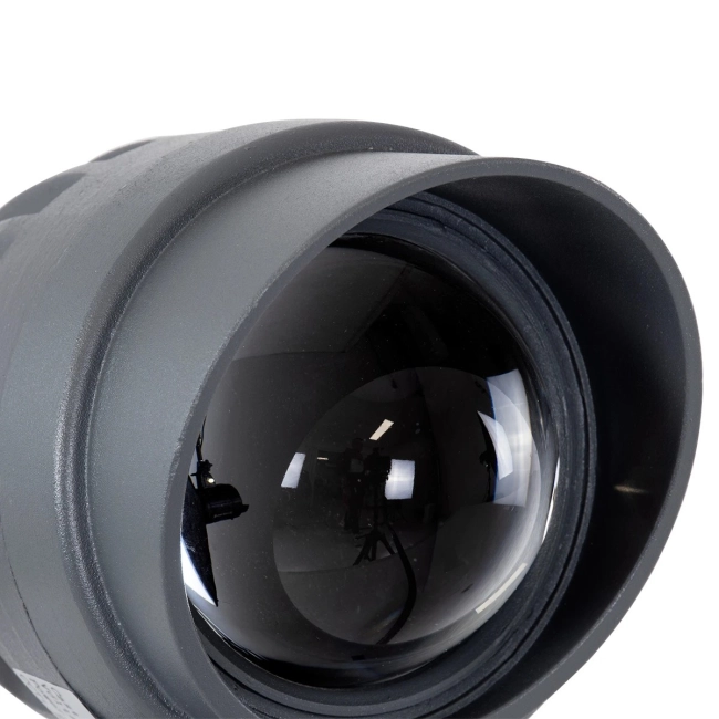 SPOTXENIA 90632 Σποτ Φωτισμου με Αντιθαμβωτική Γρίλια LED 16W 1760lm 3° DC 24V Αδιάβροχο IP65 Θερμό Λευκό 2700K Dimmable - Bridgelux COB Chip - Γκρι Ανθρακί - Μ9 x Π9 x Υ12cm - 3 Χρόνια Εγγύηση - 6