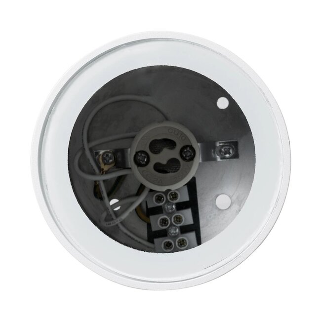 kelvo® MARETTI KLV-101-0056 Φωτιστικό Downlight Σποτ για Λάμπα MR16 με Ντουί GU10 AC 220-240V Αδιάβροχο IP65 - Λευκό Ματ - Μ9 x Π9 x Υ9cm - 7