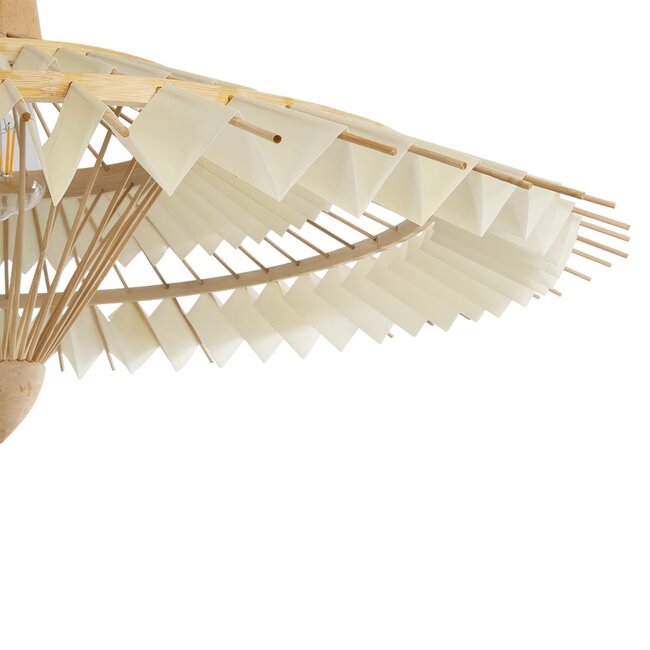 VENTALIA 999-0066 Boho Κρεμαστό Φωτιστικό Οροφής με Ντουί 1 x E27 AC 220-240V IP20 - Μπεζ - Μ83 x Π83 x Υ36cm - 8